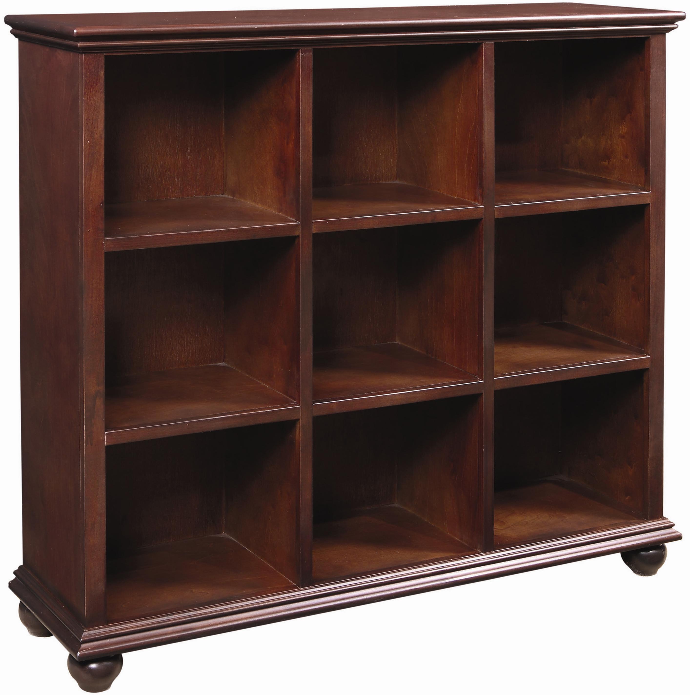 Aspenhome Casual Traditional 48Inch Cube Bookcase Reeds Furniture Open Bookcases